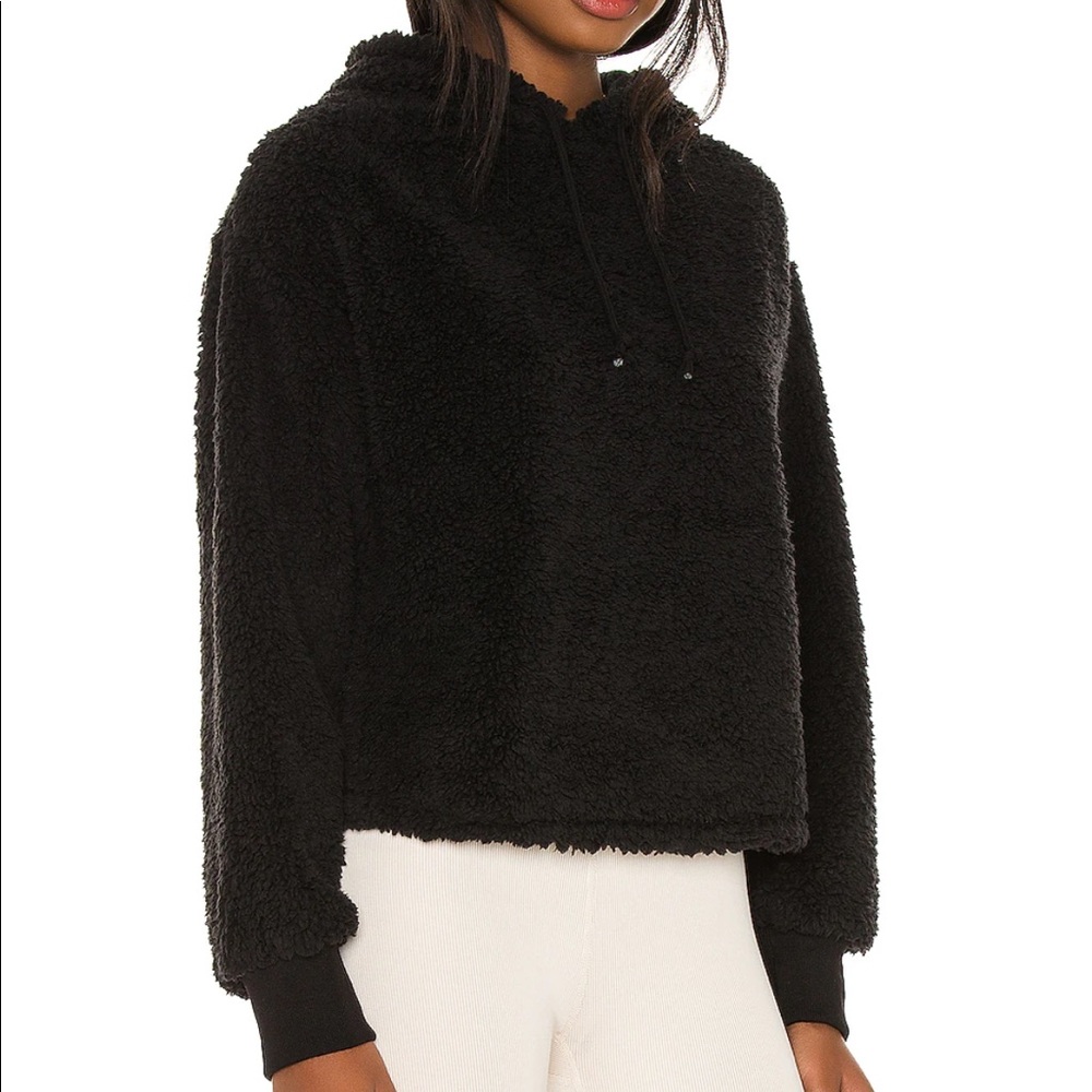 1. State Teddy Fur Hoodie